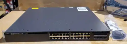 Cisco Ws-C3650-24Pwd-S 24-Port Gigabit Poe+ 2-Port Sfp+ 640W Ac Power
