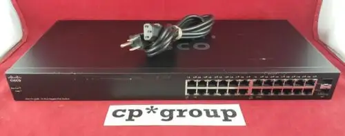 Cisco 24-Port Gbe & 2-Port Dp Sfp Unmanaged Switch Sg110-24Hp **No Poe**