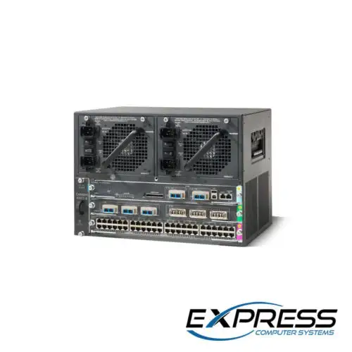 Cisco Ws-C4503-E | X45-Sup6L-E | X4424-Gb-Rj45 | X4624-Sfp-E | Dual 1000W Ac