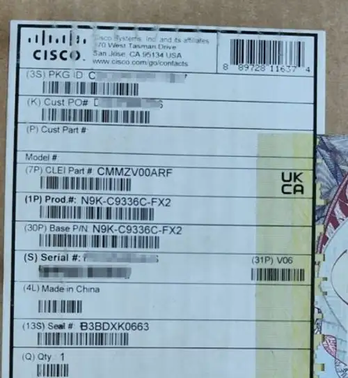 N9K-C9336C-Fx2 Nexus 9300 Series 36P 40/100G Qsfp28