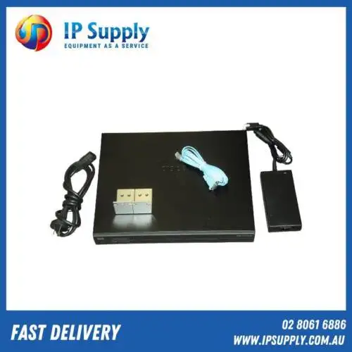 Cisco Isr4321-Vsec/K9 Avx Bundle 2X10/100/1000Mbps Lan Ports W/ Racks 1Yrwty