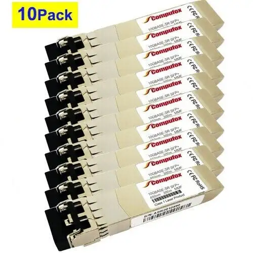10Pk Sfp-10G-Sr/Lr/Lrm/Er/T For Cisco Catalyst 2960-X Series (C2960X-Fiber-Stk)