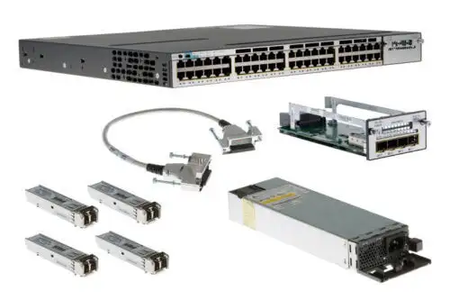Cisco Ws-C3750X-48Pf-S Catalyst 3750X 48 Port Full Poe Deployment Kit