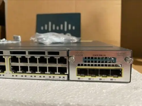 {Cisco Ws-C3750X-48Pf-S} With 1 X Cisco C3Kx-Nm-1G And Single Power Supply