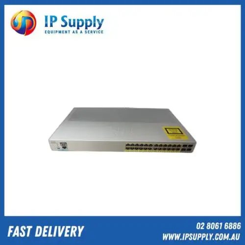 Cisco Ws-C2960L-24Ps-Ll Catalyst 2960L 24 Port Gige With Poe 4 X 1G Sfp Lan Lite