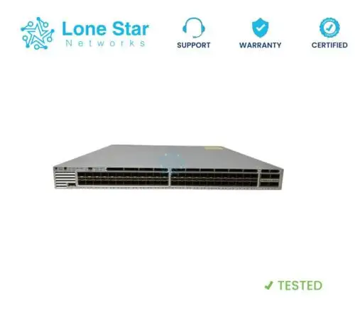 Cisco Ws-C3850-48Xs-S Switch 3850 48 Port Ge Sfp Ip Base+ 750W Ac Ps