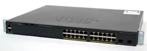 Cisco Ws-C2960X-24Pd-L Catalyst 2960-X 24X 10/100/100 Poe+ 2X Sfp+ Etherswitch