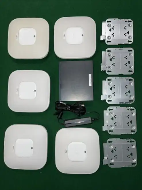 Wlc 2504 Cisco Air-Ct2504-15-K9 + 5X Air-Cap3602I-A-K9 Aps Set - Preconfigured