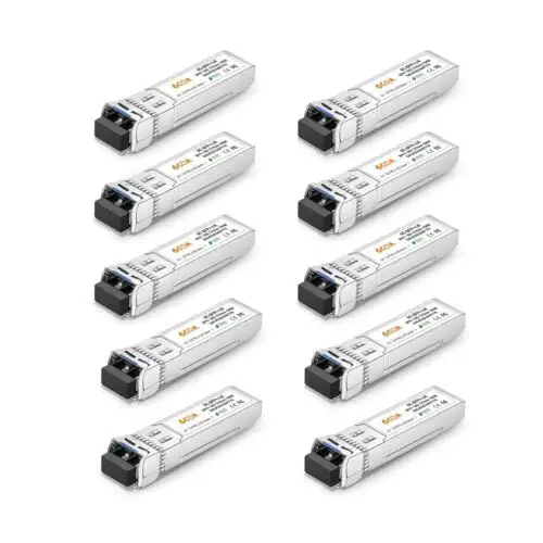 10Pack 10Gbase-Lr Sfp+ Transceiver 10G Lc Single Mode Module For Cisco Sfp-1...