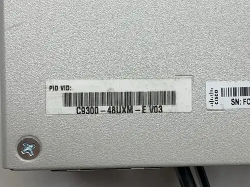 Cisco C9300-48Uxm-E 12X 36M 48-Port 2.5G Upoe Network Switch W/ 2*1100W Psu