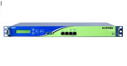 Exinda 4800Hp Packetshaper/Optimizes 45 Mbps Accelerate 10 Mbps Exinda Os 6.01