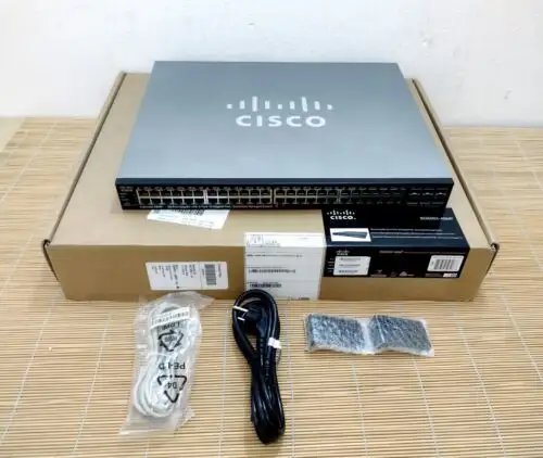 New Cisco Sg500X-48Mp-K9 Switch 48 10/100/1000 Poe+ 740W 4X10Gbe Ports -