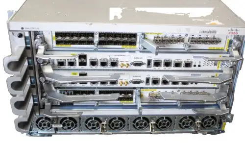 Cisco Asr-9904-Ac 4 Slot Modular Router W X2 A9K-Rps440-Tr/X2 A9K-Mpa-8X10Ge