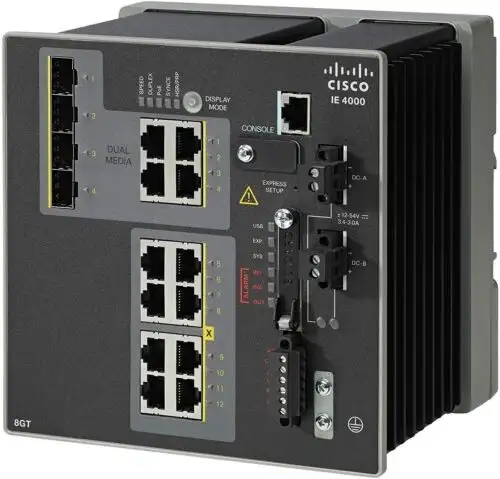 Cisco Ie-4000-8Gt4G-E Industrial Ethernet 4000 Switch Sealed