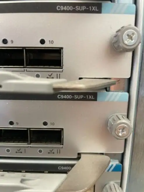 Lot 2 Cisco C9400-Sup-1Xl Supervisor Modules - Matching Redundant Pair -New Cond
