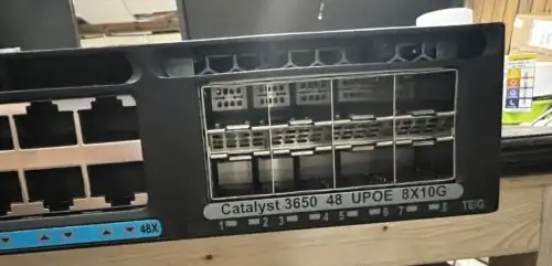 Cisco Catalyst 3650 48 Port 8X10G Uplink Ip Base Ws-C3650-12X48Ur-S V02