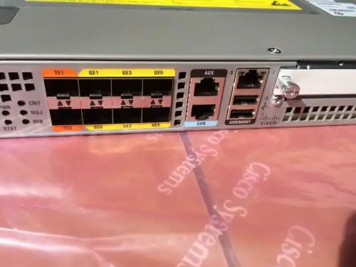 New Cisco Asr1001X-10G-K9 6 Built-In Ge 2 X 10Ge 2 Asr1001-X-Pwr-Dc Dc Power 8Gb