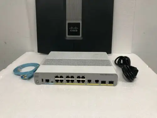 Cisco 3560Cx-12Pc-S 12 Port Managed Gigabit Poe+ Ip Base Switch Ws-C3560Cx-12Pc-