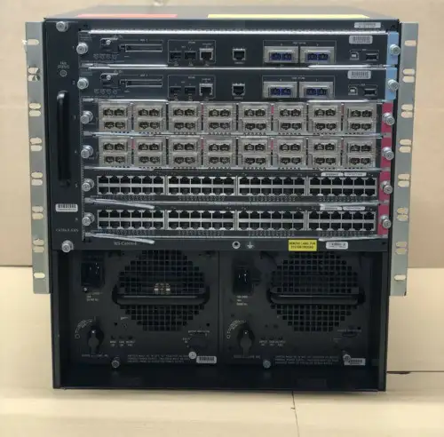 Cisco Catalyst 6506-E 10Gbit Ethernet & 1Gbit Rj45 Line Cards Network Config