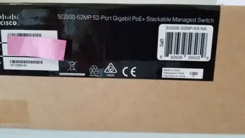 New Cisco Sg500-52Mp-K9-Na 48 Port Gigabit Ethernet Poe+ (We Buy And Sell Cisco)