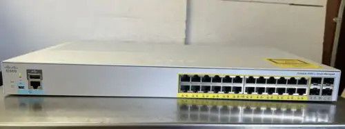 Cisco Catalyst Ws-C2960L-Sm-24Ps V01 - 24 Port Poe Smart Managed Ethernet Switch