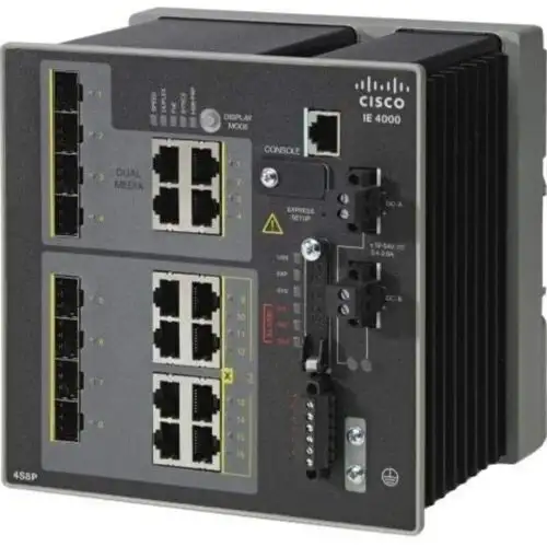Cisco Ie-4000-4S8P4G-E Switch 8 4 Expansion Slot 4 Uplink Manageable Sealed