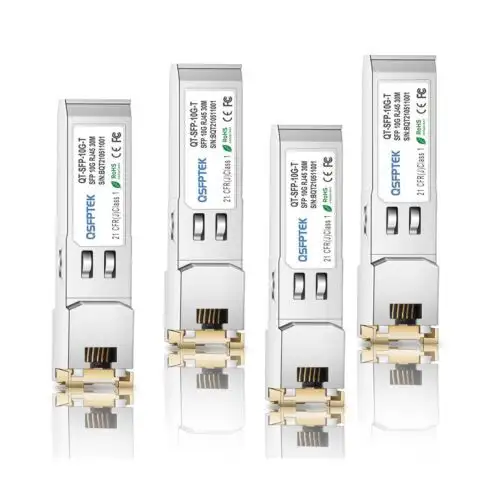 4Pack 10Gbase-T Sfp+ To Rj45 Copper Module Mini-Gbic Transceiver For Cisco Sf...
