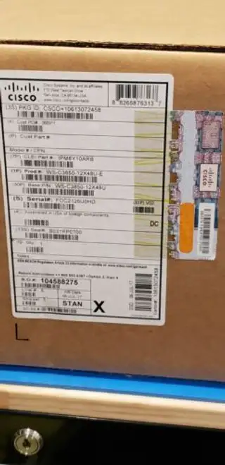 Cisco Ws-C3850-12X48U-E 48 Ports 10/100/1000 Upoe Nm-2-10G Module 2X 1100Wac