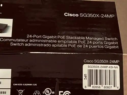 Cisco Sg350X-24Mp Cisco Sg350X-24Mp-K9-Na