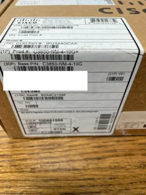 Cisco C3850-Nm-4-10G 4-Port 10 Gigabit Ethernet Network Module 3850 Series