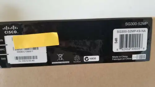New Cisco Sg300-52Mp-K9-Na 52Port Gigabit Max-Poe Switch (We Buy And Sell Cisco)