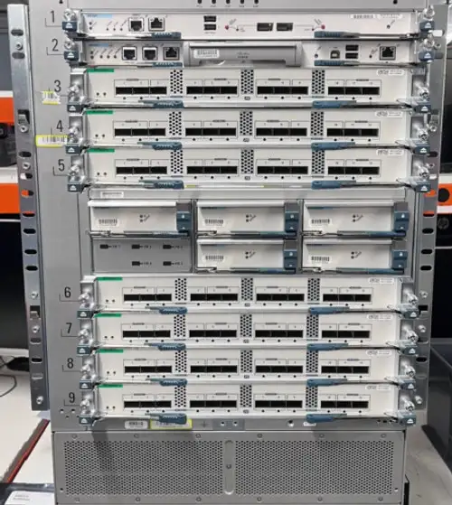 Cisco Nexus 7009 2X Sup 7X N7K-F312Fq-25 14Ru 2X Psu Network Switch