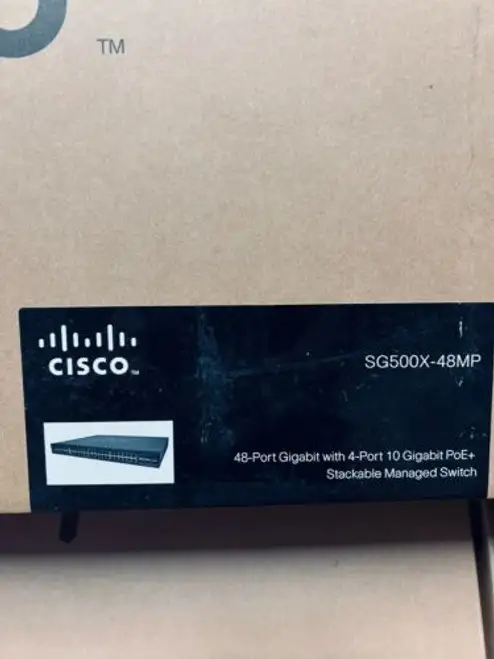 New Cisco Sg500X-48Mp Sg500X-48Mp-G5 Clean Sn