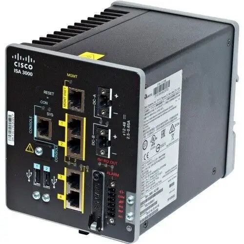 New Cisco Isa-3000-2C2F-K9 3000 Network Security/Firewall Appliance Industrial
