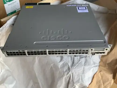 Cisco Ws-3850-48U/K9 48-Port Upoe Gigabit Switch Dual Power With C3850-Nm-4-1G