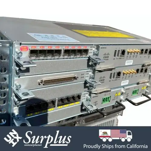 16 Port 1Gb Sfp/Rj45 Cisco Asr-903 24/4V Dc Telecom Router Dual Rsp1A-55 T1/E1
