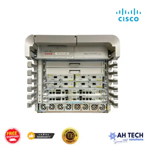 Cisco Asr-9006-Dc-V2 Router A9K-Rs880-Tr + A9K-Mod160-Tr + 2X A9K-Mpa-2X40Ge