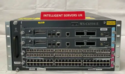 Cisco Catalyst 6504 2X Vs-S720-10G-3C 1X Ws-X6748-Ge-Tx 1X Ws-X6748-Sfp + Sfps