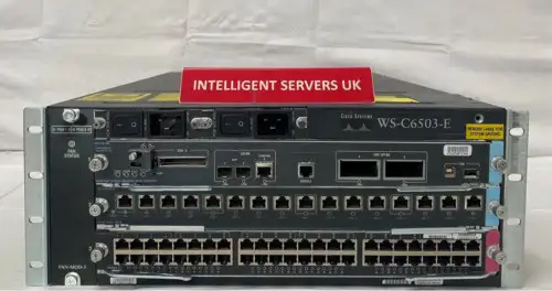 Cisco Catalyst 6503 1X Vs-S720-10G-3C 1X Ws-X6748-Ge-Tx 1X Ws-X6716-10T-3C