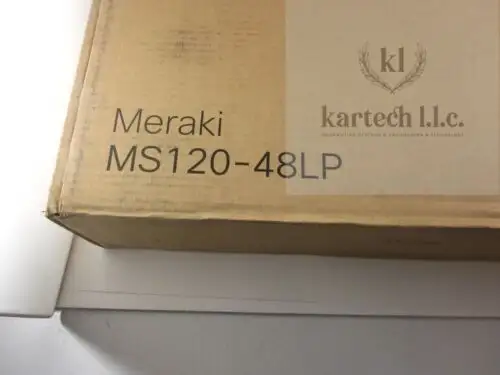 Cisco Meraki Ms120-48Lp-Hw 48-Port Poe Managed Ethernet Switch