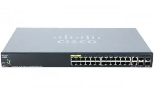 Cisco Sg350X-24Mp-K9 24-Port Gigabit Poe Stackable Switch -