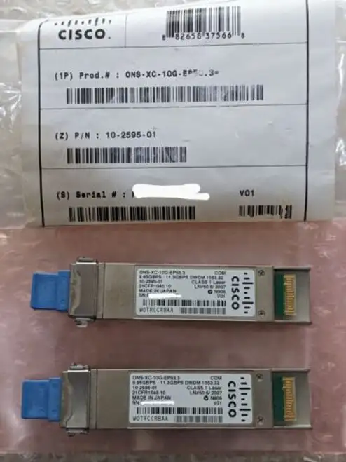 Cisco Ons-Xc-10G-Ep53.3 10-2595-01 Wotrccr Baa Xfp Dwdm 10G Mr Edge Performance