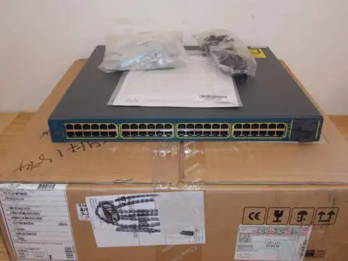 New Cisco Catalyst Ws-C3560E-48Td-S 48Xgigabit + 2X X2 10Gb Port -