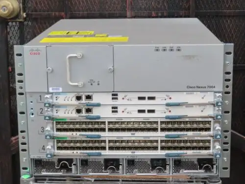 Cisco N7K-C7004 Nexus 7000 Series 4-Slot W/2X (N7K-F348Xp-25) & 2X (N7K-Sup2E)