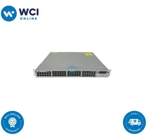Cisco Ws-C3850-12X48U-L 48X1G Upoe+ 12X10Gbe Rj45-X1 Ac Power Supply