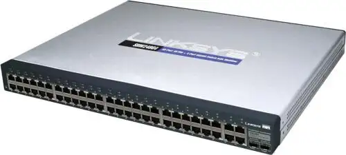 Cisco Linksys Commerical 48 Port 10/100 + 4 Port Gigabit & Webview Ethernet