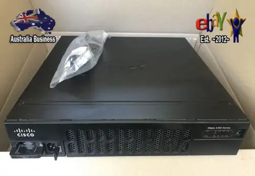 Genuine Cisco Isr4351-Ax/K9 Router W/ Brackets No Clock Issue