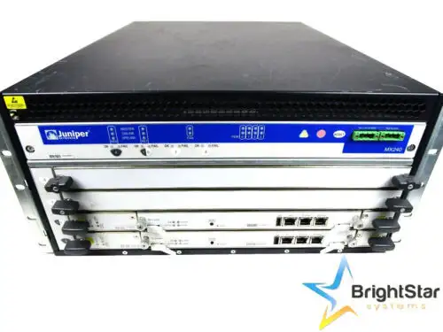 Juniper Mx240-Ac Router | 2 X Re-S-2000 | 2 X Scb-Mx960 | 4 X Pwr-Mx480-2520-Ac