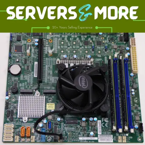 Supermicro X11Scm-F Bundle With Xeon E-2276G & 64Gb Ecc Udimm Ddr4 Ram