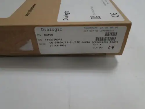 Dialogic Nms Cg6565E/11-2L/1Te 83196 Natural Microsystems
